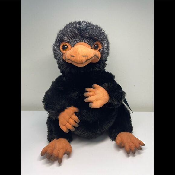Fantastic Beasts Plush Niffler Harry Potter 11” Black Stuffed Animal NWT - Picture 1 of 6
